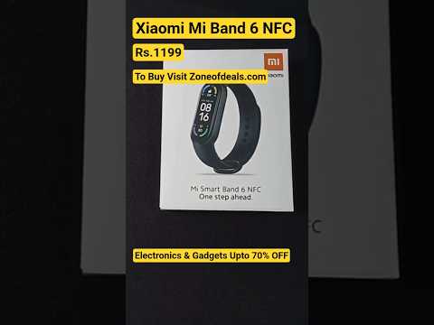 Mi Band 6 With NFC | To Buy Visit Zoneofdeals.com | #miband6 #xiaomiband #smartband #zoneofdeals