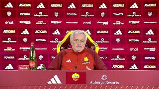 MOURINHO Conferenza pre gara Roma-Fiorentina 9 dicembre 2023