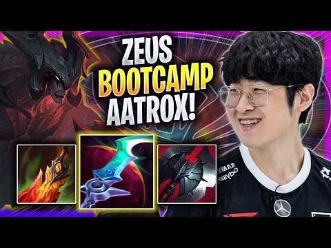 ZEUS IS READY TO PLAY AATROX! - T1 Zeus Plays Aatrox TOP vs Gragas! | Bootcamp 2023