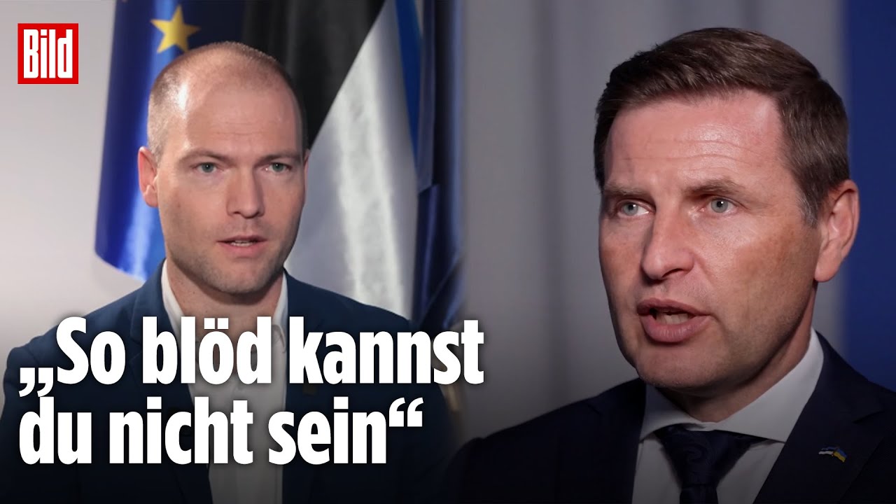 Estlands Verteidigungsminister rügt russische Piloten | BILD-Lagezentrum INTERVIEW