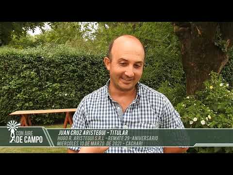 Juan Cruz Aristegui -  29° Aniversario de Hugo R. Aristegui - Miércoles 10 de marzo de 2021 -Cacharí