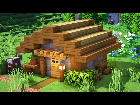 A1MOSTADDICTED MINECRAFT - Minecraft Tutorial 5x5 Wooden House Easy