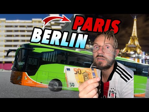 für 50€ von BERLIN nach PARIS mit dem FLIXBUS!!! (PARIS VLOG)