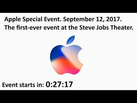 Apple Keynote September 2017 Apple Watch and iPhone 8 And iPhone X