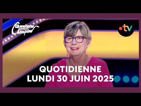 Daily broadcast of Monday, June 30, 2025 - Questions for a Champion