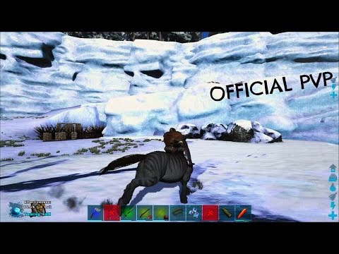 TAMING A HORSE w/ New UI and Dinos - Official PVP (E95) - ARK Survival