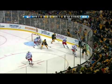 Brian Boyle pastes Adam McQuaid