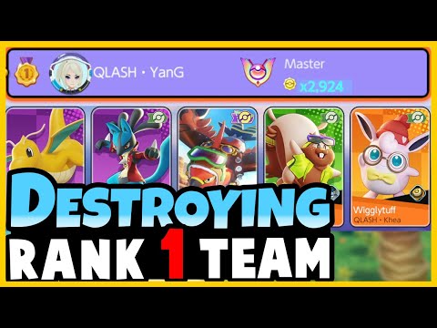 We Beat The #1 Team | 2900 Master Rank - Pokemon Unite