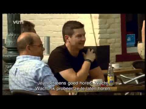 Een wielertoerist in Oudenaarde