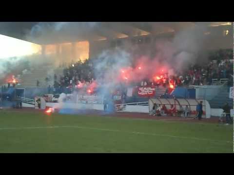CSC 3-0 USMAn (Coupe d'Algerie)- la guerre des tribunes (La provocation des supporters Annabis..)