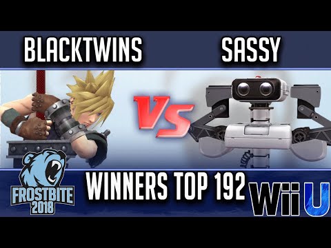 Frostbite 2018 Smash 4 Singles  WINNERS TOP 192 - EMG | Blacktwins (Cloud) vs  SaSSy (ROB)