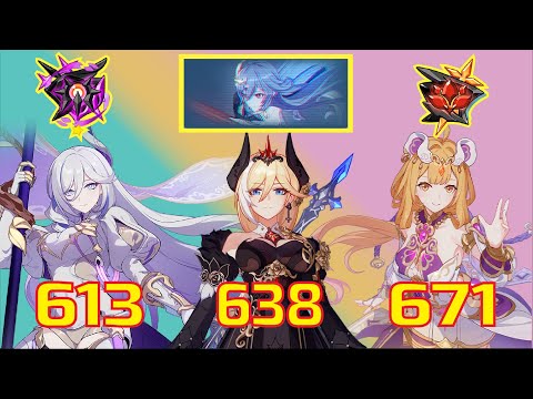 Nirvana & Red Lotus Abyss HoS (Bleed)(D487)(D440) - DW & VQ & PE Team - [ Honkai Impact 3]