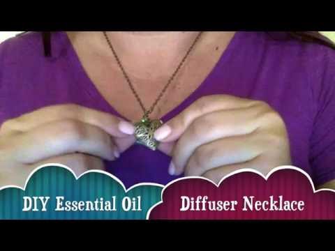 The Hippie Hobby - DIY DIffuser Necklace Silver Plated and Antique Bronze