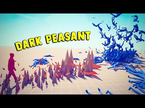 Dark Peasant (1v1) Peasant Barracks - TABS Modded Gameplay