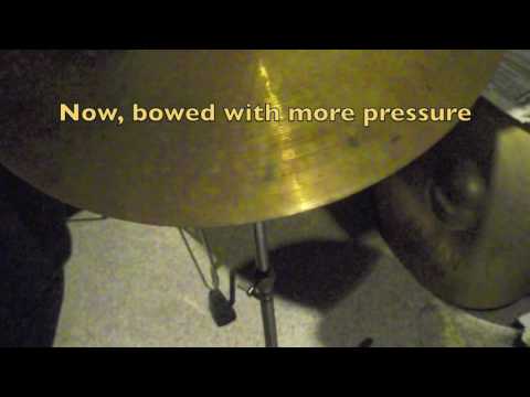 How to Bow a Cymbal: Music Stuff with Spock #1