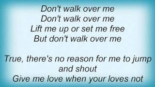 17081 Paul Carrack - Don&#39;t Walk Over Me Lyrics