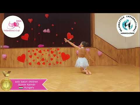 Valentine's Cup 2022 - solo baton children - Jázmin Kalmár