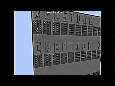 MrMundial007 - Minecraft My best redstone creations 1: big word processor