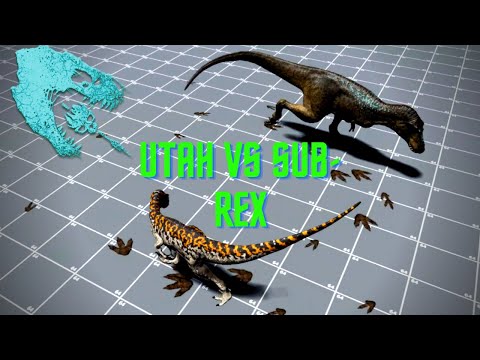 Utah vs Sub-Rex, 1v1, [The Isle Sandbox Legacy Gameplay]