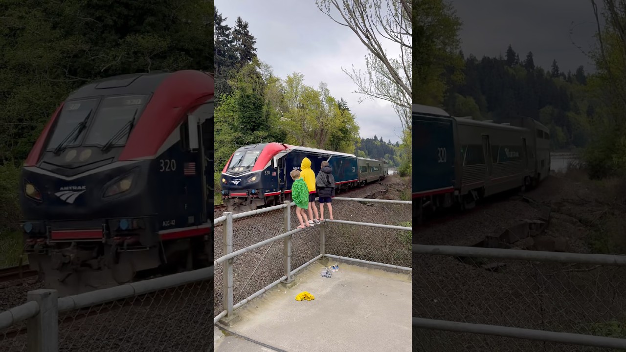 Empire Builder Train Flying! What Was Car Number 2!? #amtrak #train #trainvideo #railway