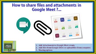 How to share files and attachments in Google Meet ?....