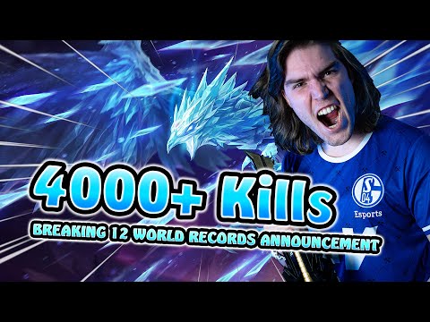 BREAKING 12 LEAGUE OF LEGENDS WORLD RECORDS FOR A GOOD CAUSE - S04 Esports Livestream Announcement