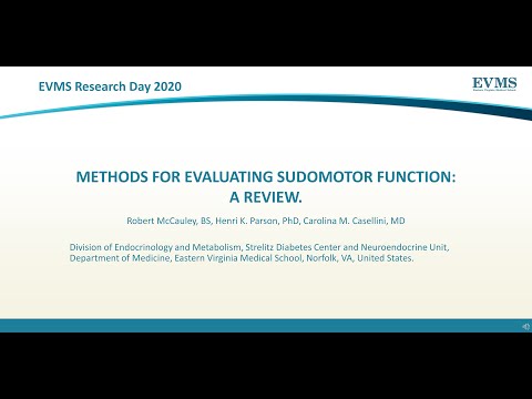 Thumbnail image of video presentation for Methods for Evaluating Sudomotor Function: A Review