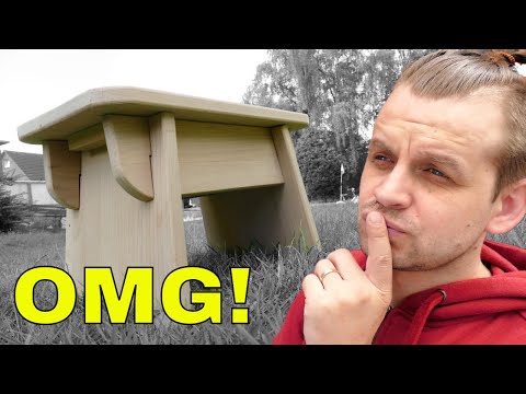 Zwei in einem HOCKER und ein SPIEL für Kinder