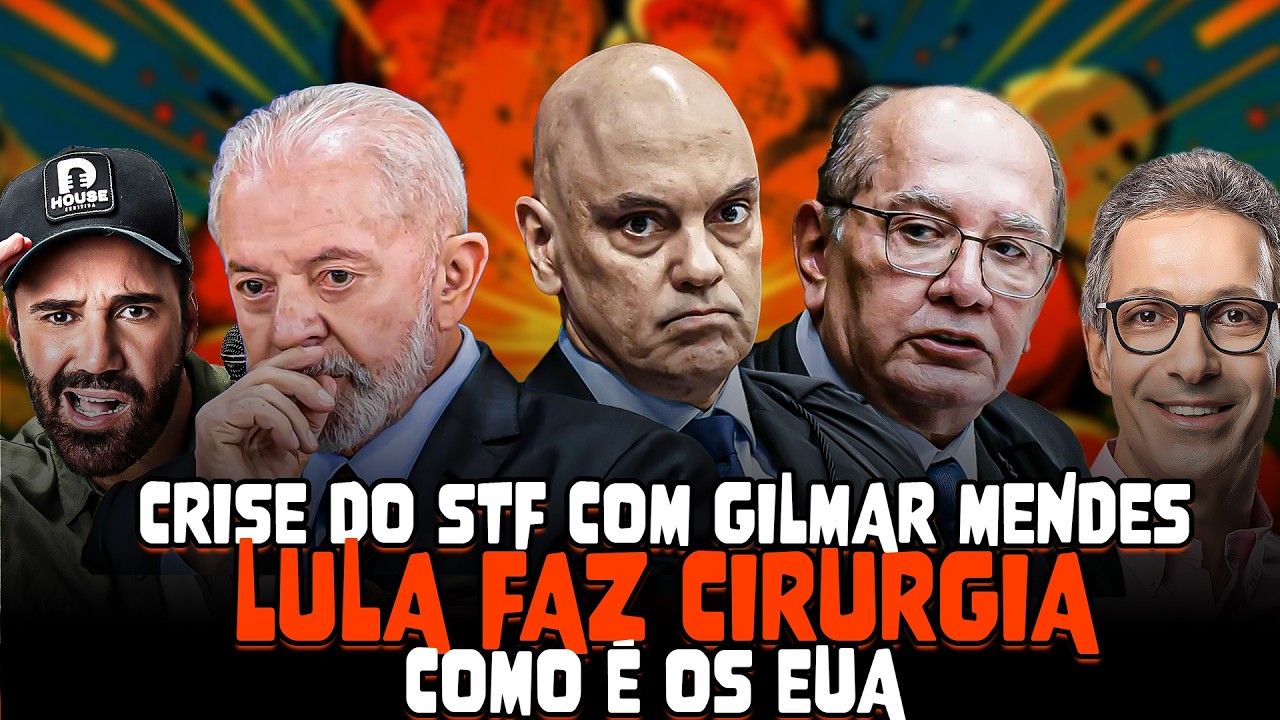 LULA FAZ CIRURGIA | CRISE NO STF E GILMAR MENDES | COMO É NOS EUA - STAND UP DIOGO PORTUGAL
