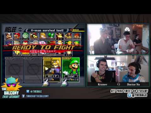 Melee @ the Balcony 80 - Pools ft. SSBM-T|Luigikid (Luigi) VS K (Fox)