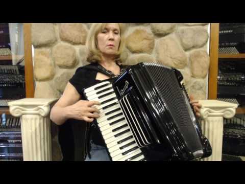 5736 - Black Pancordion Crucianelli Piano Accordion LMH 41 120 image 2