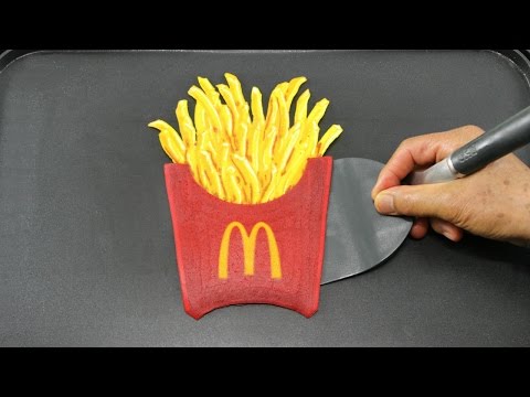 Making McDonald's French Fries Pancake