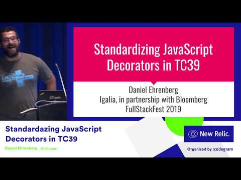 Standardizing JavaScript Decorators in TC39