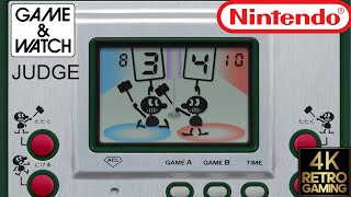 Judge Nintendo Game & Watch 4k Gameplay