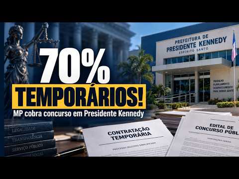 MP cobra concurso em Presidente Kennedy e questiona 70% de contratos temporários
