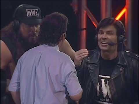 Eric Bischoff fires referee Randy Anderson & Strips Steiner's Tag Titles after Souled Out (WCW)