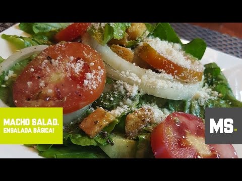 Como hacer ensalada de tomate con parmesano a lo Macho!