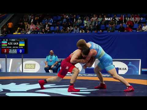 1/4 Final GR 60 kg MURAD BAZAROV (AZE) - DMYTRO TSYMBALIUK (UKR)