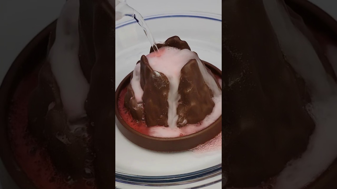 DIY Volcano Experiment For Kids! 3 Simple Ingredients