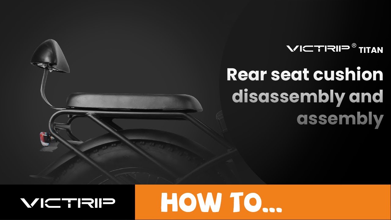 Rear seat cushion disassembly and assembly