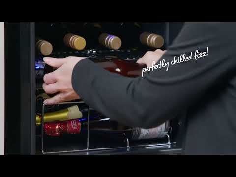 Russell Hobbs RH20WC201MR 20 Bottle Wine Cooler in Mirror Black
