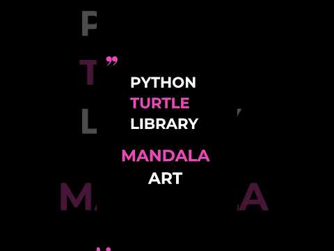 Mandala Art Using Python Turtle Library