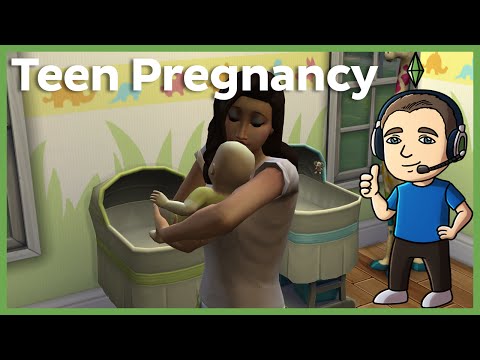 Part of a video titled Sims 4 - How to Get A Teen Pregnant (No Mods or Cheats) - YouTube