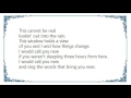 Denison Witmer - I Would Call You Now Lyrics