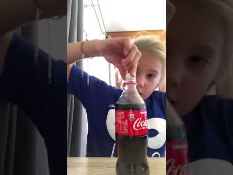 Coca com Mentos. Coca sai pelo nariz