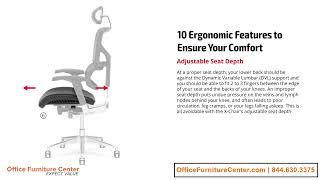 X-Chair at Office Furniture Center - Ergonomic Features