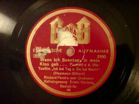 Richard Forst - Wenn ich sonntags in mein Kino geh