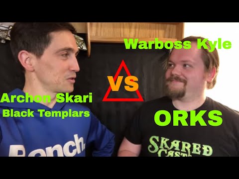 Orks vs Black Templars ; Warhammer 40k 8th Edition ; Battle Report