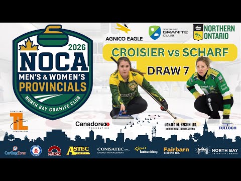 FEATURE: Krista Scharf vs Bella Croisier - Draw 3 - Northern Ontario Women's Curling Provincials [B]