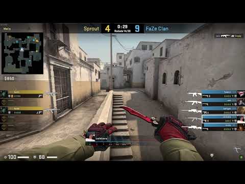 Pov coldzera (24/20) CS GO DEMO - DUST2 - 14 FAZE VS 16 SPROUT (Flashpoint 3 - 16/05/2021)